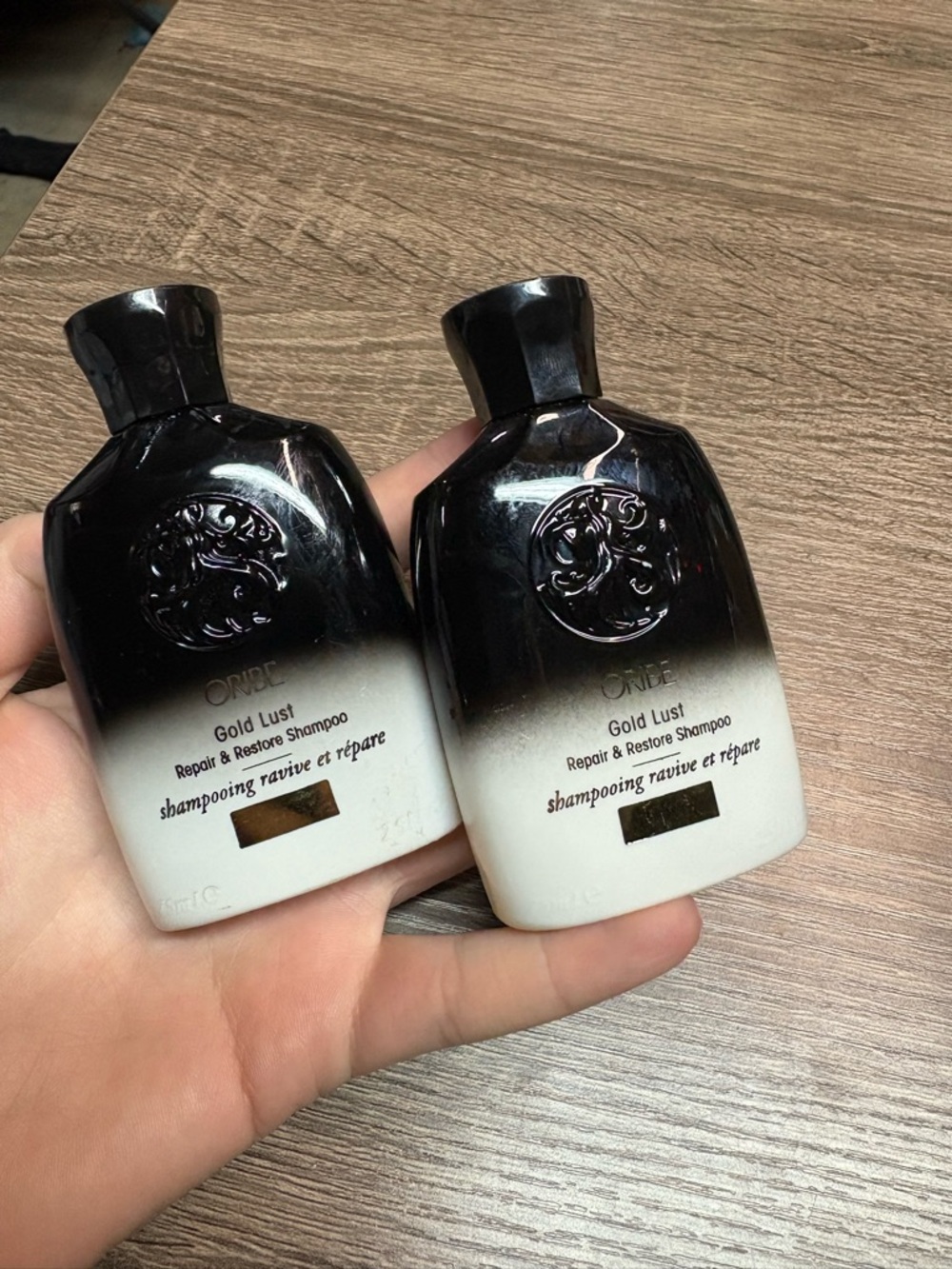 Oribe Gold Lust Repair & Restore Shampoo — Black and White Ombre (Pair)
